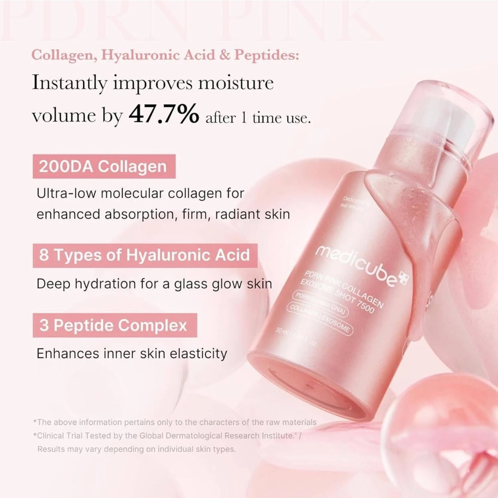 PDRN Pink Collagen Exosome Shot Ampoule 7500 - Picture 8 of 15